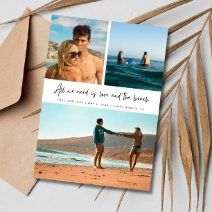 Save The Date Summer Beach Wedding 3 Photo Enregistrer la date