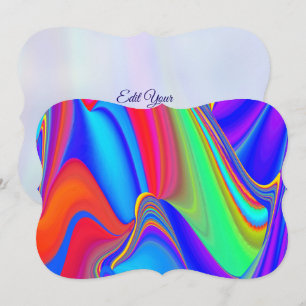 Save The Date Summerfeel, Rainbowart 3D Abstrait
