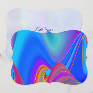 Save The Date Summerfeel, Rainbowart 3D Abstrait