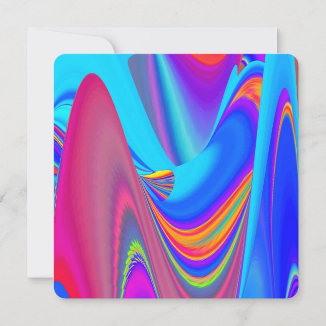 Save The Date Summerfeel, Rainbowart 3D Abstrait (Devant)