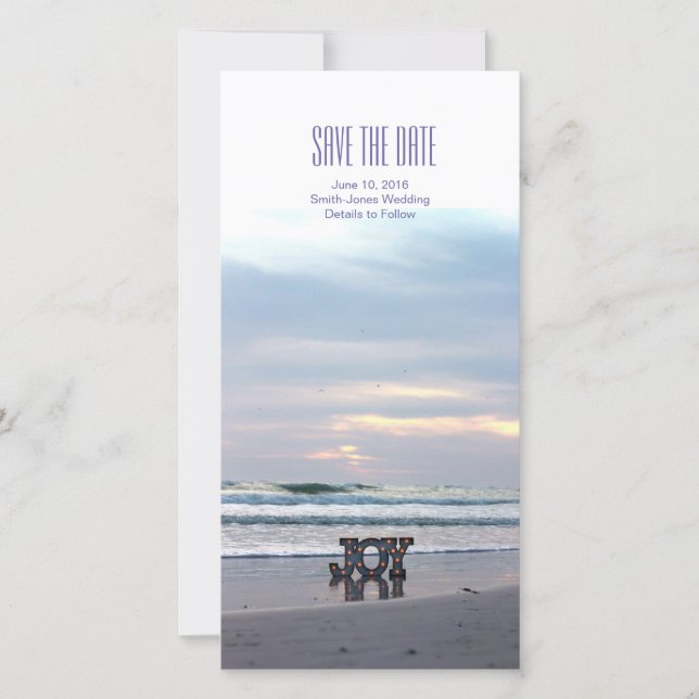Save The Date Sunset Beach Enregistrer la date (Devant)