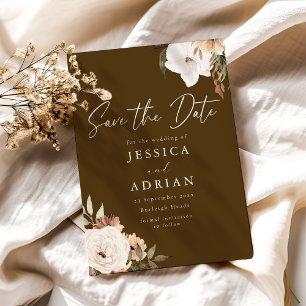 Save The Date Superbe Mariage Floral Boho