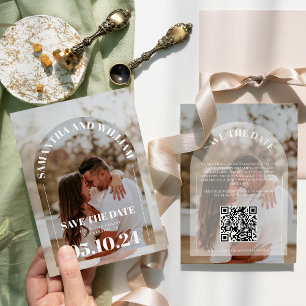 Save The Date Superposition photo Mariage simple