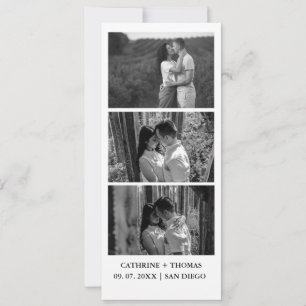 Save The Date Superposition pour photomaton de mariage minimalis