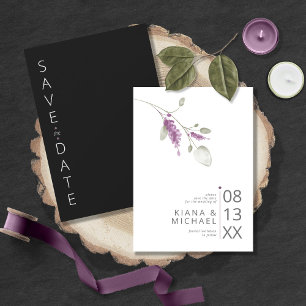 Save The Date Sweet Floral Arch Mariage Lilac ID998
