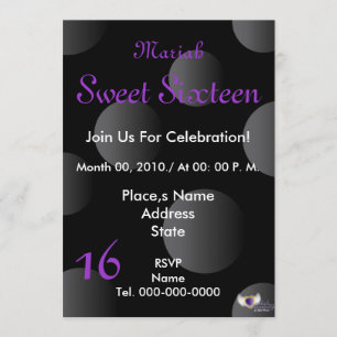 Save The Date Sweet sixteen du paradis pois - Personnaliser