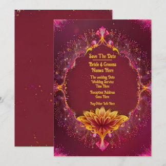 Save The Date Symphonie florale : Collection d'élégance Mariage