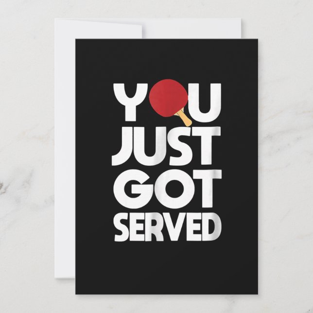 Save The Date Table Tennis Men Butterfly Ping Pong (Devant)