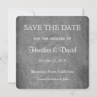 Save The Date Tableau de bord gris Enregistrer la date Faire-par