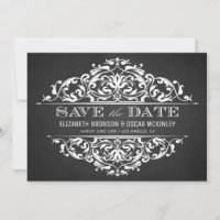 Tableau noir rustique Vintage cadre fleuri