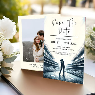 Save The Date Team Ball Field Mariage de baseball