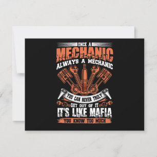 Save The Date Tee drôle de Craftsman Une fois un mécanicien touj