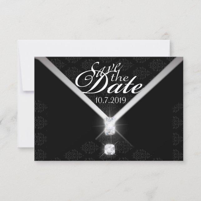 Save The Date Tenue de soirée, date à retenir (Devant)
