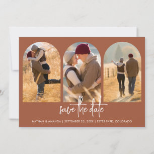 Save The Date Terracotta moderne