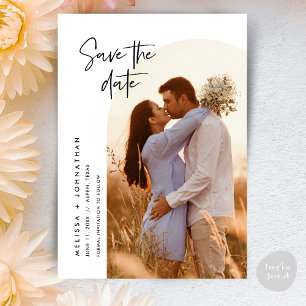 Save The Date Thème d'arche minimaliste moderne pour la date du 