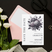 Thème gothique Hydrangea Fleurs de mariage