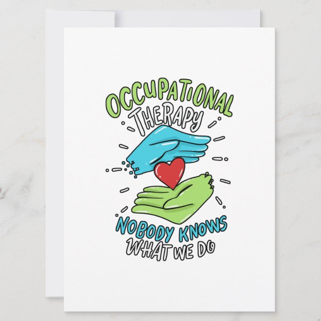 Save The Date Thérapies Occupational (Devant)
