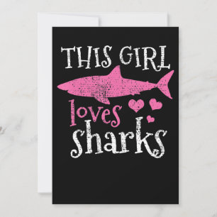 Save The Date This Girl Loves Sharks