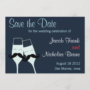 Save The Date Toast au Champagne mariage Enregistrer la date