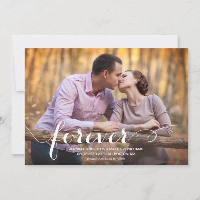 SAVE THE DATE TOUJOURS ET POUR TOUJOURS | ANNONCE DE SAUVEGARDE  (Devant)