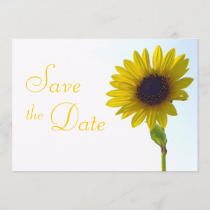 Save The Date Tournesol Enregistrer la date