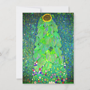 Save The Date Tournesol Gustav Klimt