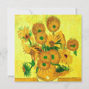 Save The Date Tournesols de Van Gogh