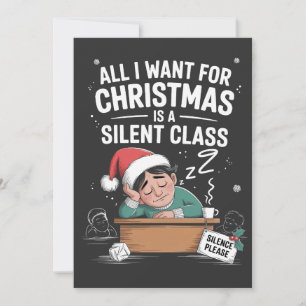 Save The Date Tout ce que je veux pour Noël est un professeur de