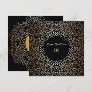 Save The Date Tout Événement Élégant Mandala Doré