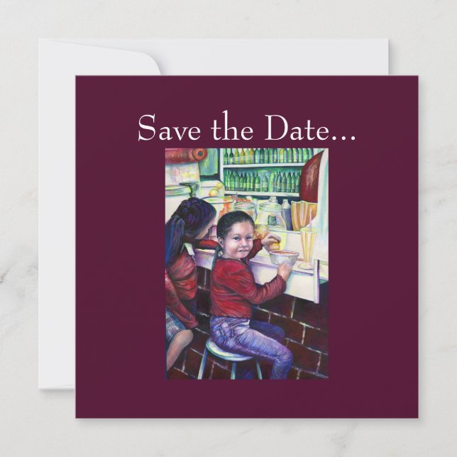 Save The Date Toutes les Bonnes Petites Filles reçoivent de la c (Devant)