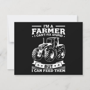 Save The Date Tracteur agricole drôle Je suis agriculteur je nou