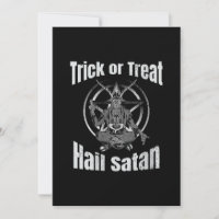 Trick ou traiter la grêle Satan Pentagram Chèvre