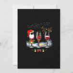 Save The Date Trois Verre De Vin Rouge Drôle Boisson De Noël Gi<br><div class="desc">C'est un gant de Christmas. Votre famille,  les amis ou les children aimeront que vous fassiez ce que vous voulez. Wishing you and your familiy and friends a Merry Christmas.</div>