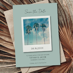 Save The Date Tropical Beach Destination Wedding Enregistrer la 