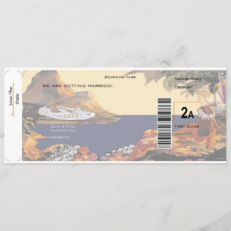 Save The Date Tropical Enregistrer La Date - Première Classe 2A