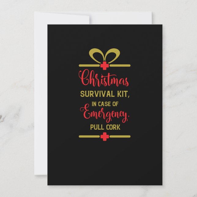 Save The Date Trousse de survie (Devant)