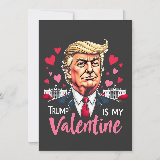 Save The Date Trump est le président de la Saint Valentin (Devant)