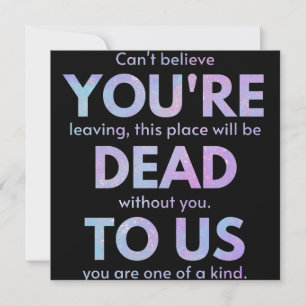 Save The Date Tu es mort pour nous ! - R.I.P. Traitor ! : Cowork