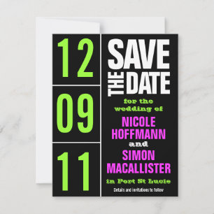 Save The Date Type Pure Enregistrer La Date