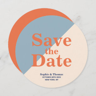 Save The Date Typographie moderne Gras Mariage Enregistrer la da