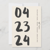 Typographie rétro Vintage B&W Numéro photo Qr Code