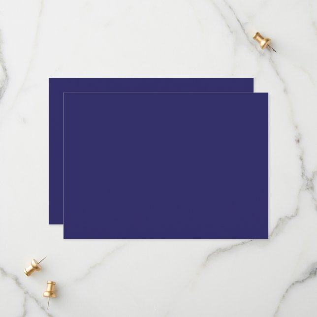 Save The Date un arrière - plan bleu avec une horloge (Devant/Arrière en situation)