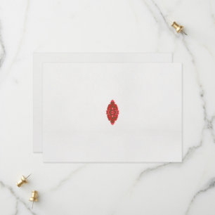 Save The Date un design rouge et marron sur un arrière - plan bl