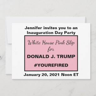 Save The Date Un petit tour rose à la Maison Blanche pour l'élec