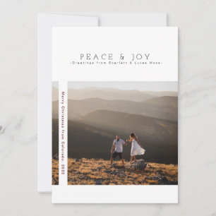 Save The Date Vacances minimalistes Rustiques Modernes Paix et