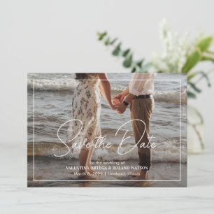 Save The Date Valentina Photo Mariage moderne