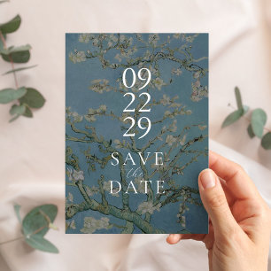 Save The Date Van Gogh Almond Blossom Floral Mariage