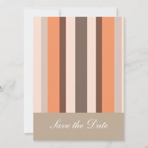 Save The Date Vanilla Melon Stripes