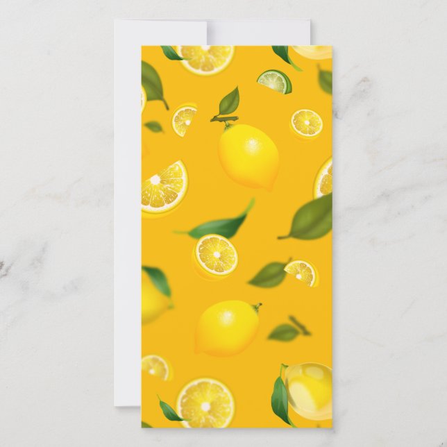 Save The Date Variété de citron 7 (Devant)