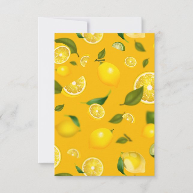 Save The Date Variété de citron 7 (Devant)